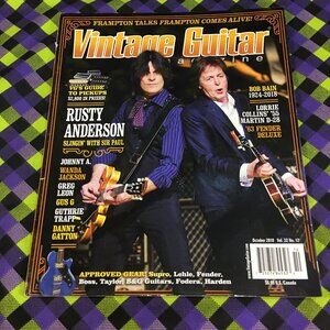 Vintage Guitar Magazine October 2018 Vol. 32 No. 12